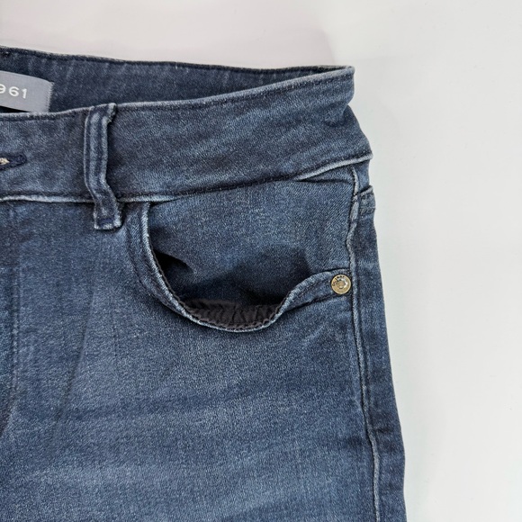 DL1961 Florence Sz 26 Mid Rise Instasculpt Skinny Dark Wash Blue Jeans 26” Waist - Picture 7 of 16